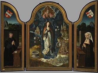 Triptych of Immaculate Conception