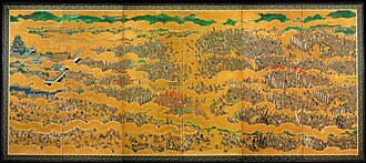 大坂夏之阵图屏风
