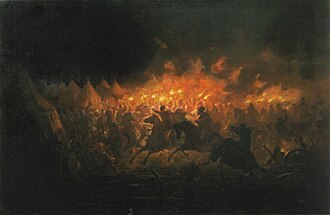 The Battle With Torches