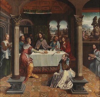 Jesus in the House of Martha and Mary
